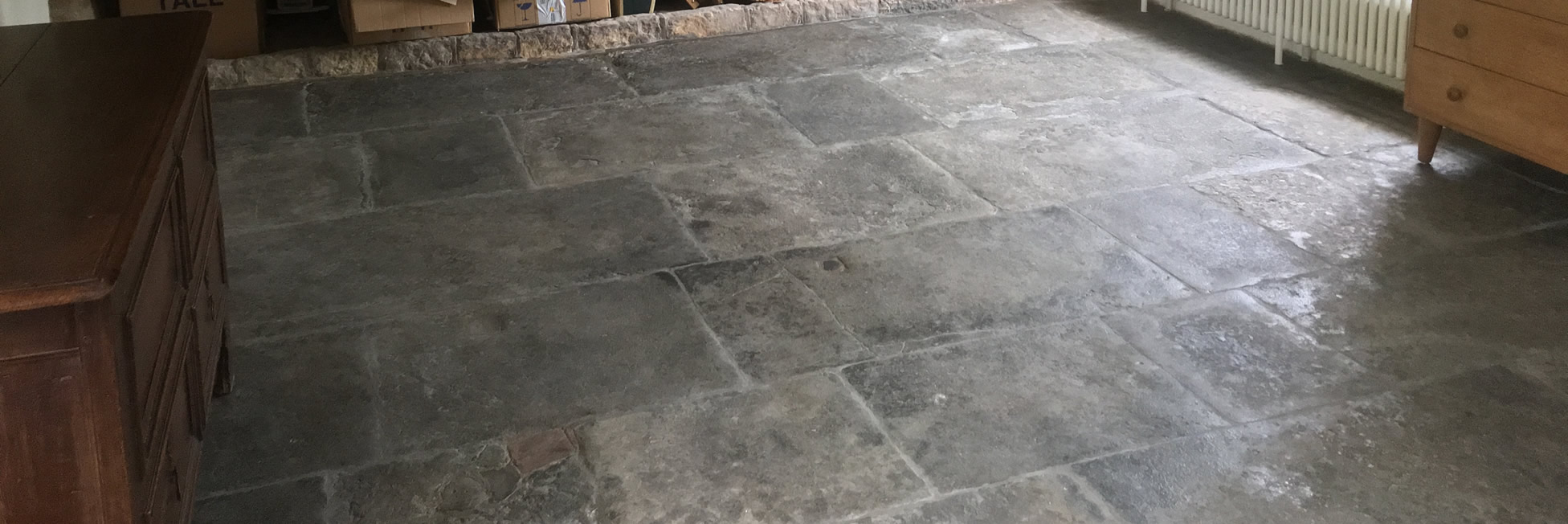 Stone Floor Restoration In Bath Bristol Somerset