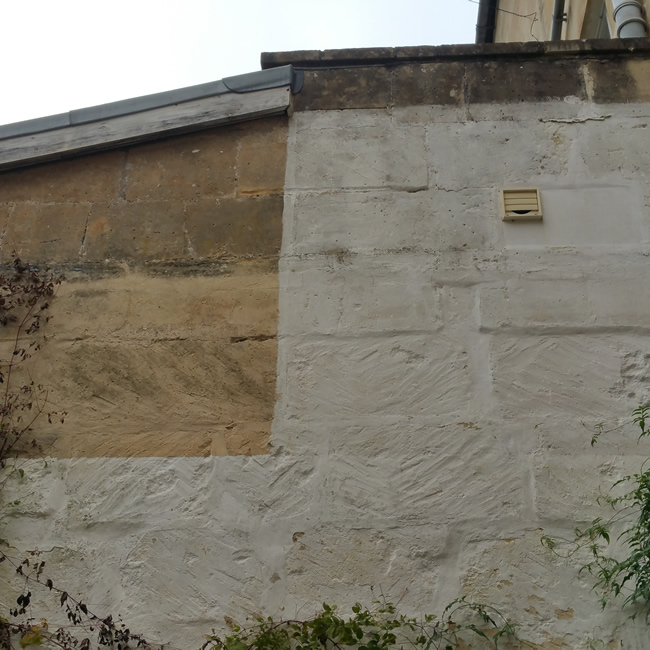 Cleaning Bath stone walls
