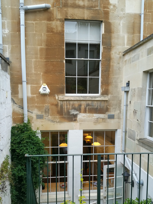 Cleaning a listed building made of Bath stone