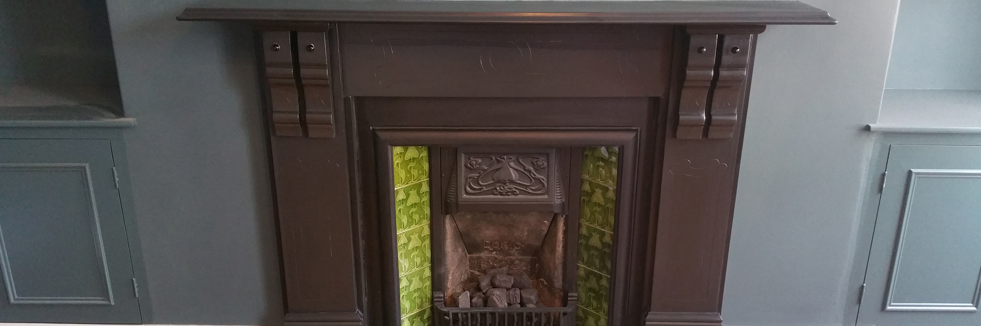 fireplace restoration and cleaning in bath