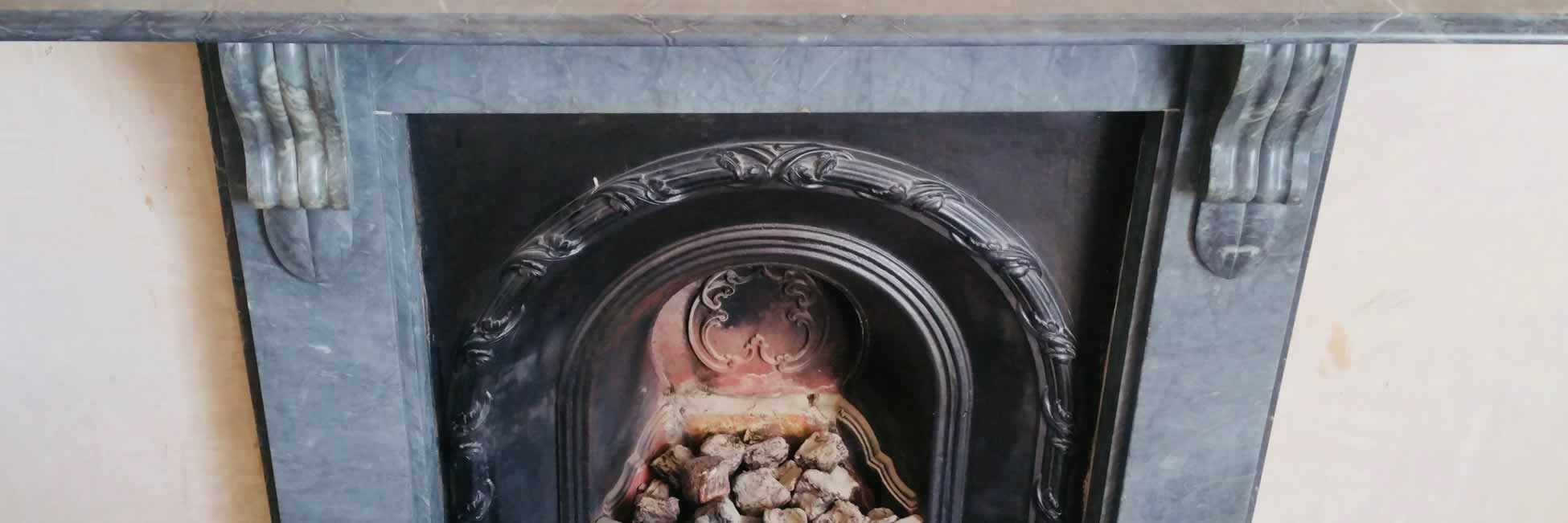 fireplace restoration and cleaning in bath